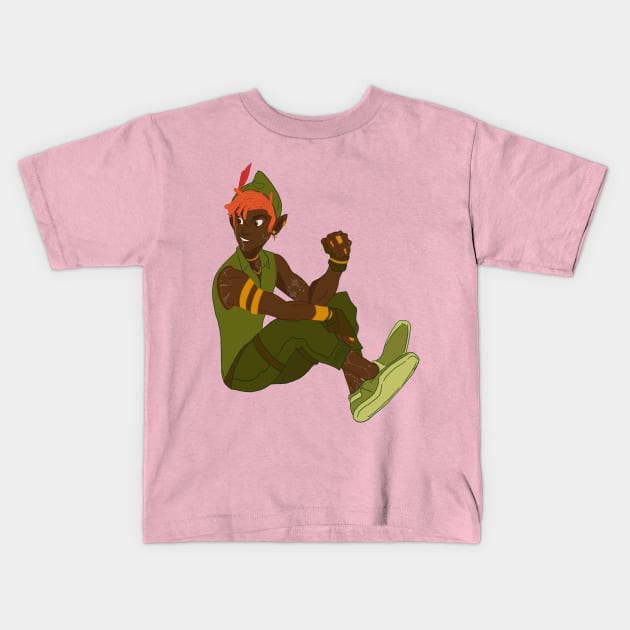 Never grow up Kids T-Shirt by Visions_live